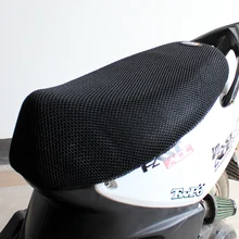 Чехол для сиденья мотоцикла, Воздухопроницаемая сетчатая Подушка против протектора, черный цвет