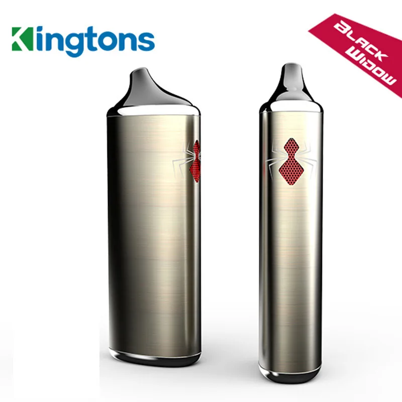 Original Kingtons Dry Herb Vaporizer Electronic Cigarette Black Window font b Vape b font E Cigarette