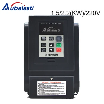 

Inverter 1.5KW 2.2KW 220V Frequency Converter 1500W 2200W 3HP 220V 8A 12A AT4 3P 380v utput 400 Hz use for CNC machine