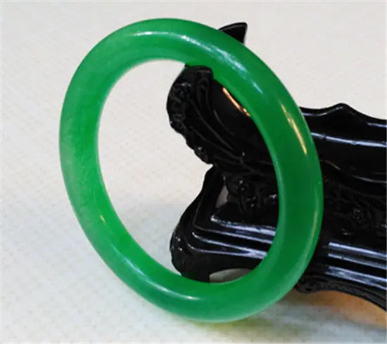 

free shipping NEW VINTAGE CHINA FASHION BEAUTIFUL100% NATURAL GREEN stone BRACELET 59.7MM a