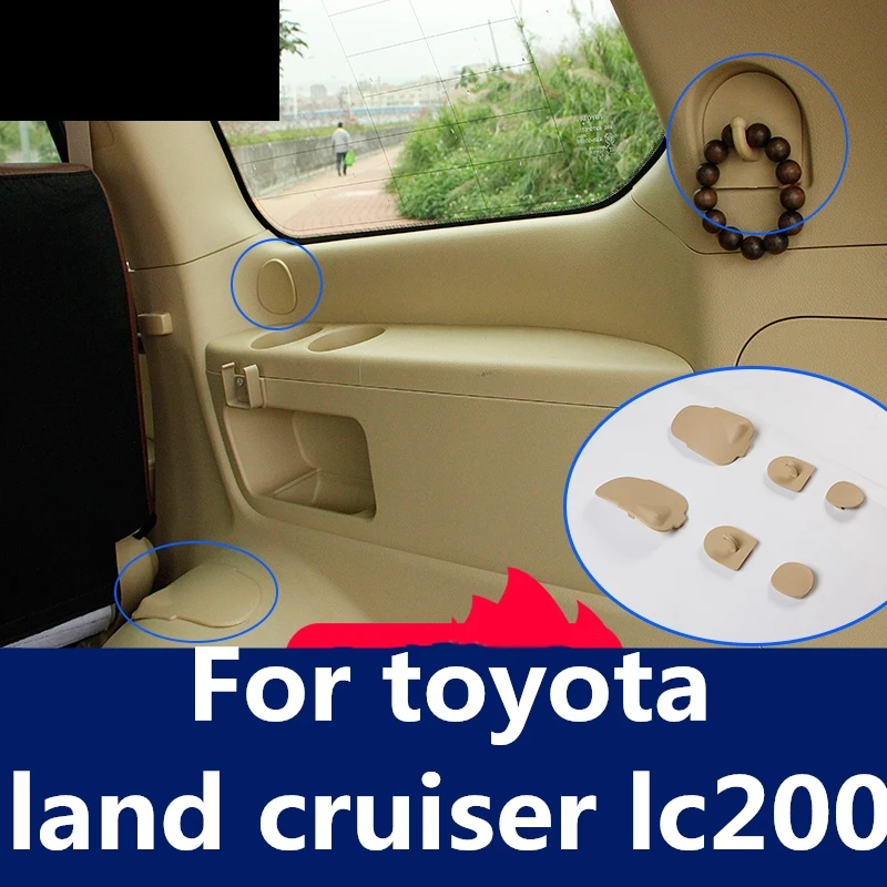 

Third row seat screw hole cover rear row plug hole cover interior modification accessories For toyota land cruiser lc200