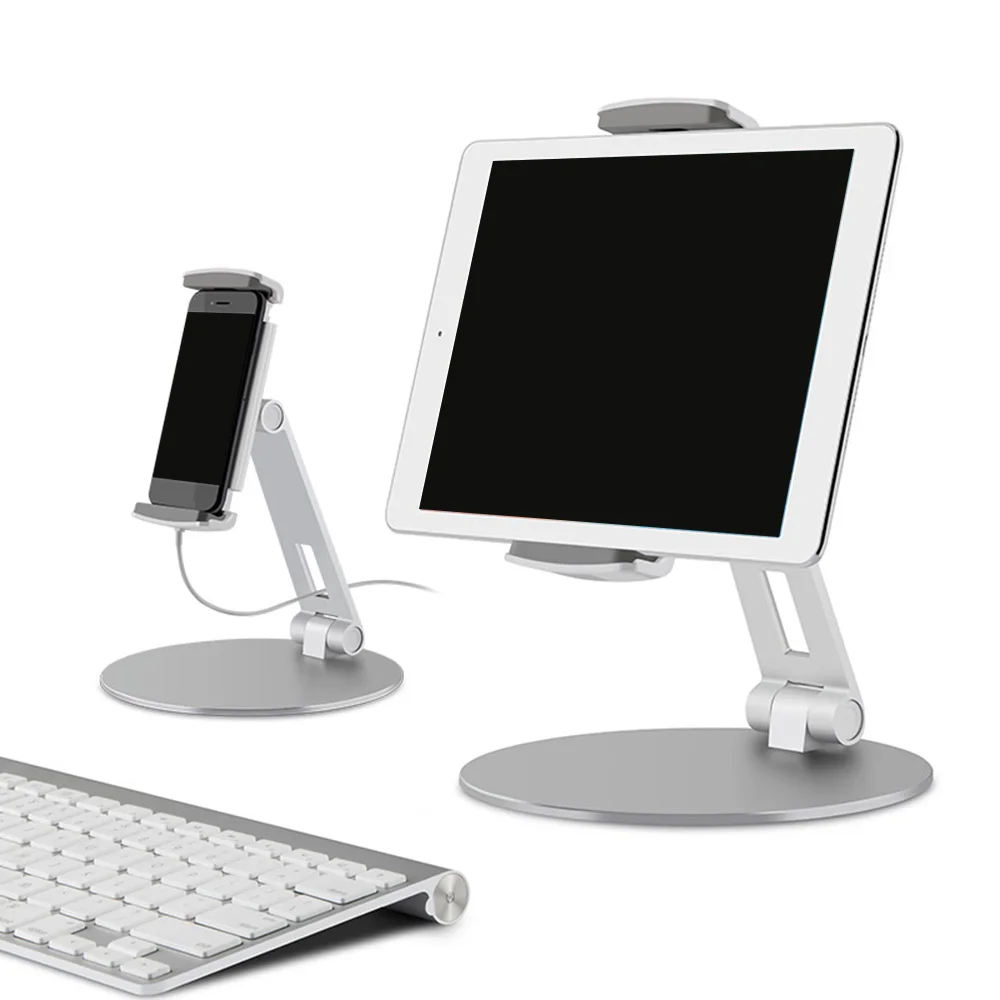 

Adjustable Tablet Telephone Desk Stand Holder For Ipad Smartphone Holder Metal Tablets Phone Stand Bracket