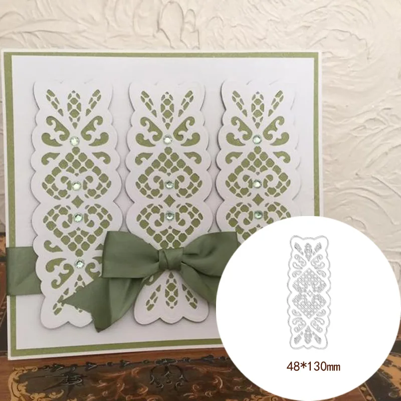 

Craft Dies Lace Net Frame Decor Metal Cutting Dies Scrapbooking stamps embossing new paper Card border template punch DIY