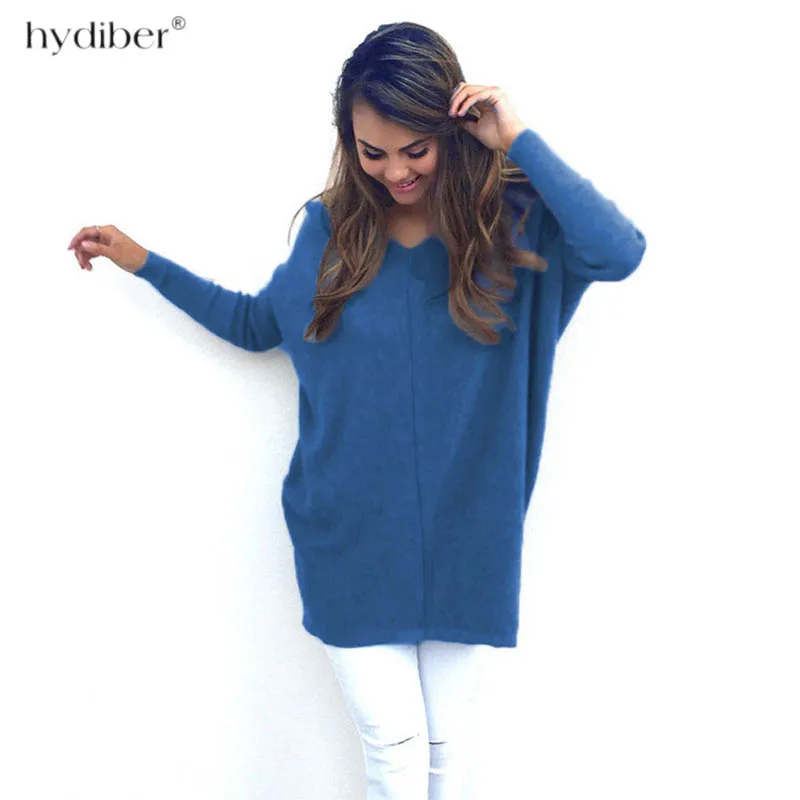 RUGOD New Fashion Solid Women Sweaters O Neck Casual