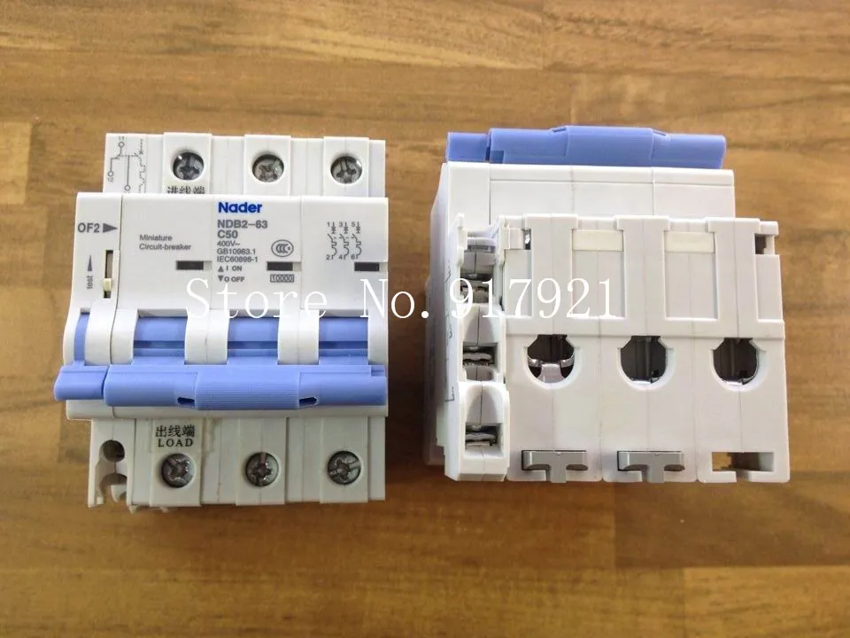 

[ZOB] Nader NDB2-63 C50 3+OF2 longsure breaker 3P 50A to ensure genuine --5pcs/lot