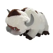16 inch Big Size Anime Kawaii Avatar the Last Airbender Appa & Tiger Soft Stuffed Plush Toys Doll