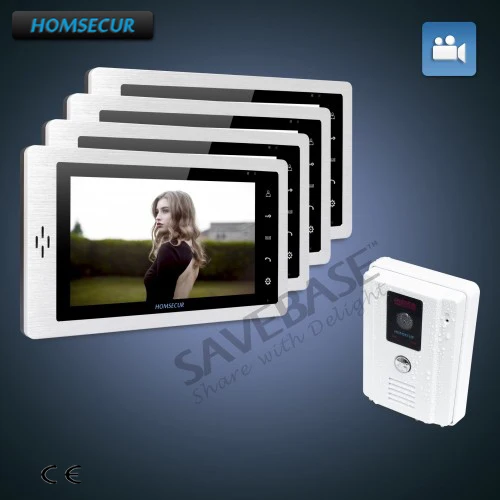 

HOMSECUR 7" Hands-free Color Video Door Phone Intercom System + Sensor-Controlled IR Lights for Quality Night Vision