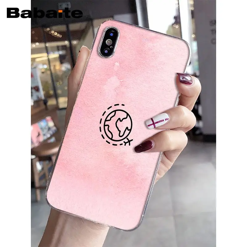 Travel the world paper plane aircraft pink