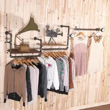 Tieyi в европейском стиле, Высококачественная стойка для одежды, кран, водопроводная труба, ретро магазин одежды, витрина для магазина, настенная доска