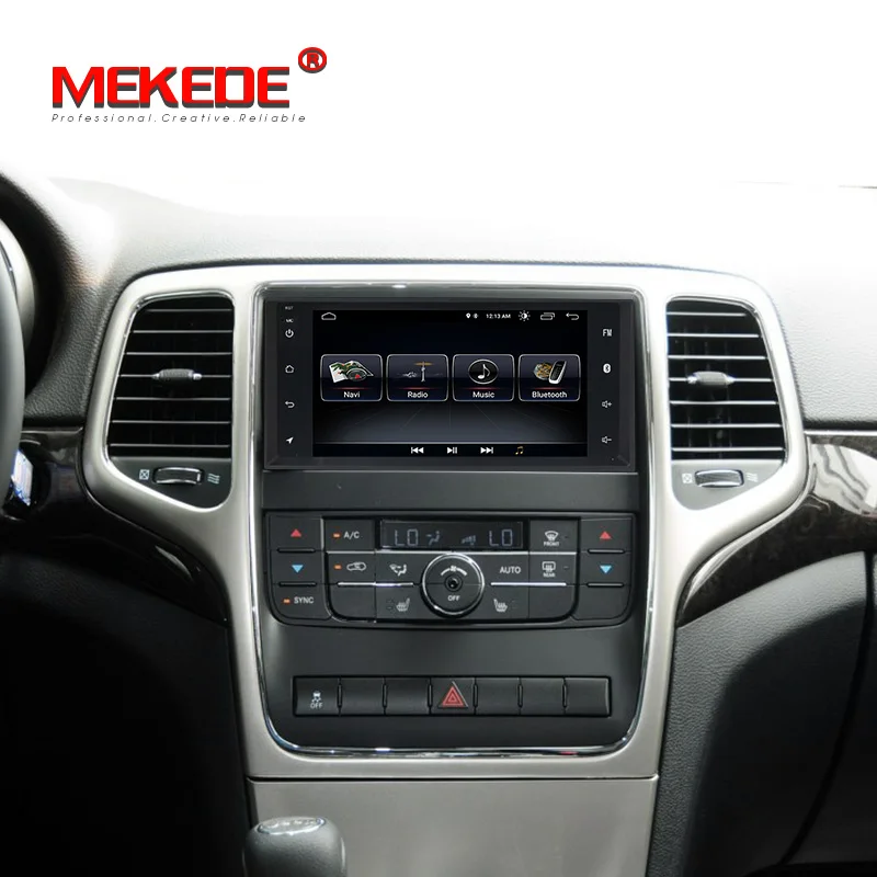 Perfect Mekede quad core android 8.1 Car tape recorder GPS DVD Player For  JEEP Grand Cherokee 2011 2012 2013 GPS Navigation Stereo 1