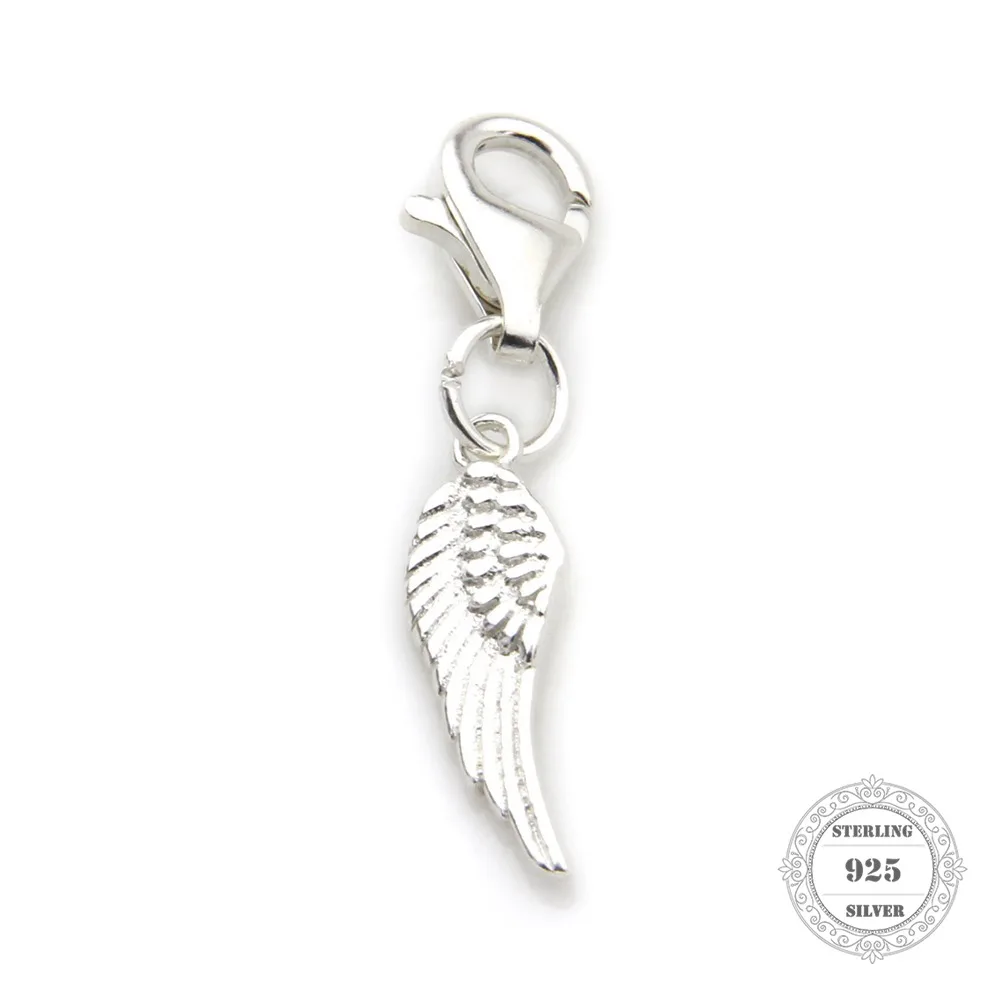 Sterling silver angel wing charm Clearance