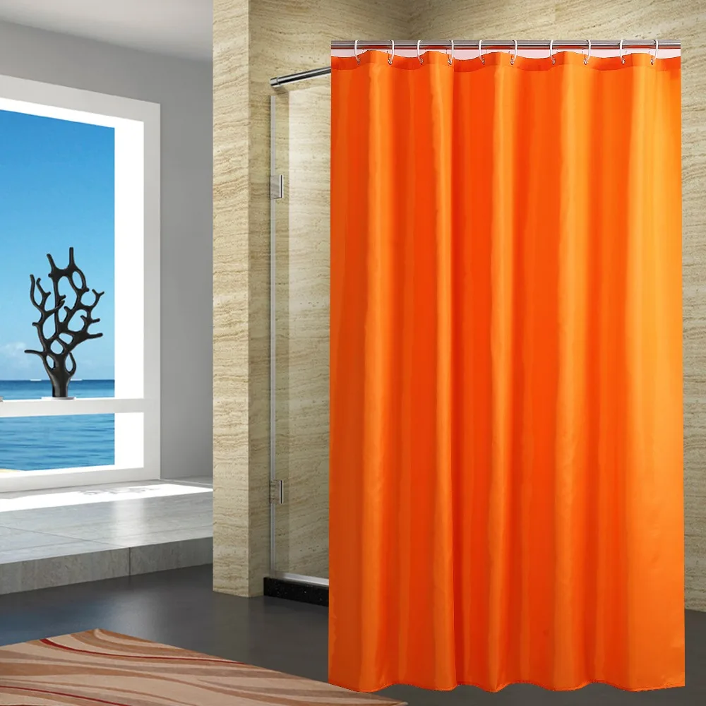 Europa douchegordijn Oranje polyester Materiaal Kleur bad gordijnen