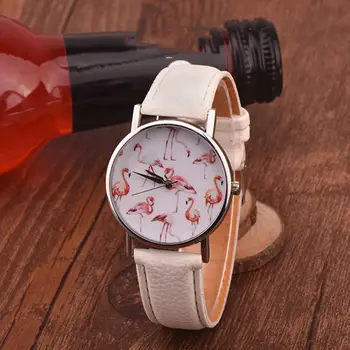 

Brand New Wristwatch for Women Ladies Lovely Elegant Swan Pattern Analog Quartz Watch Female Casual Leather Clock Gift