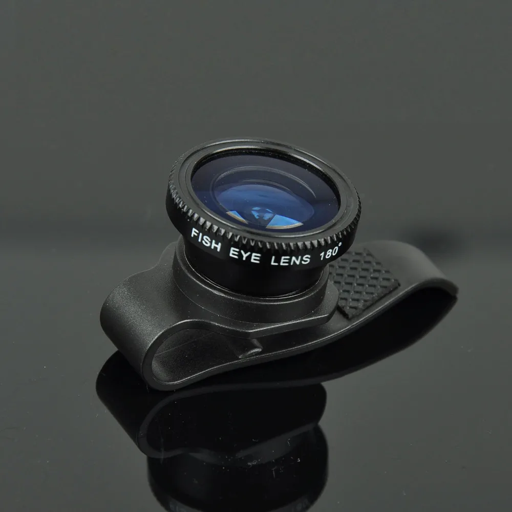 Detachable Clip On 180 Degree Fisheye Fish Eye Camera Lens For iPhone 4