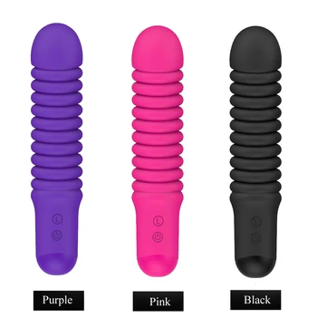 FAAK New Magic Wand Vibrator Massager Toy Women USB Rechargeable Vibrating Stimulator Vagina Masturbator Anal Sex Toys 7 Speed 6