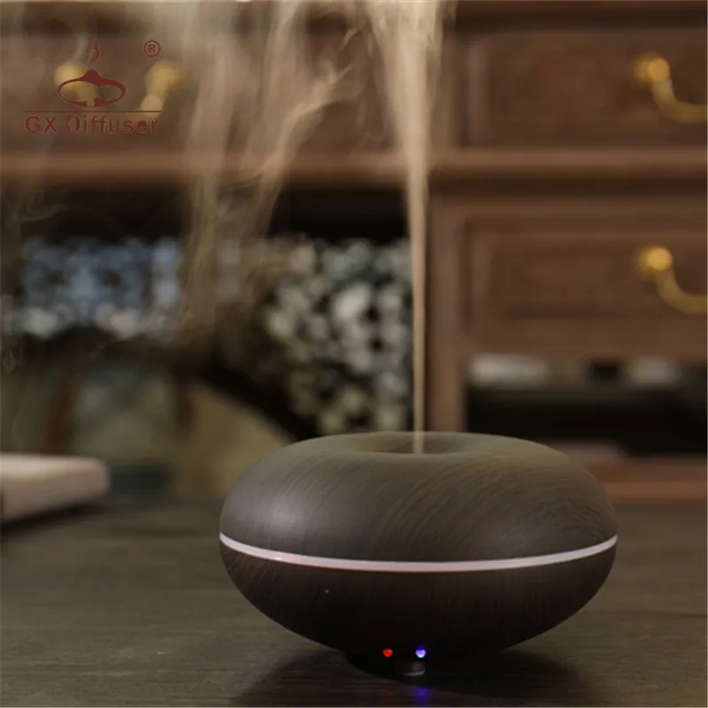 Светодиодный ночник GX. Diffuser 7 цветов аромадиффузор ультразвуковой увлажнитель