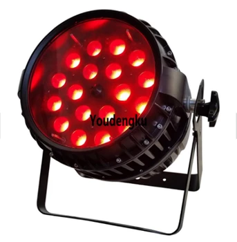 

2 pieces ip65 zoom led par 18pcs x 15w led par rgbwa 5 in 1 waterproof led par can stage light