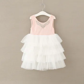 

2017 Orignal Puffy Tulle Girls Princess Dress Sequin Accessories Baby Girls Dresses For Wedding New Year Holiday Birthday