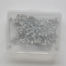 100 шт./кор. т шпильки для парика на головка из вспененного материала стиль Т-образная игла манекен тип головы швейная салонная укладка инструменты