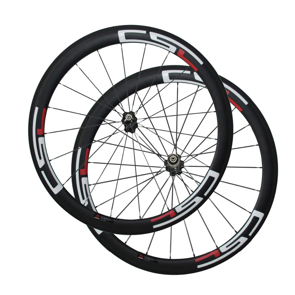 Sale CSC U Shape 700C full carbon 50mm tubular wheels 25mm width Novatec hub for 8/9/10/11speed 3 Sale CSC U Shape 700C full carbon 50mm tubular wheels 25mm width Novatec hub for 8/9/10/11speed 3