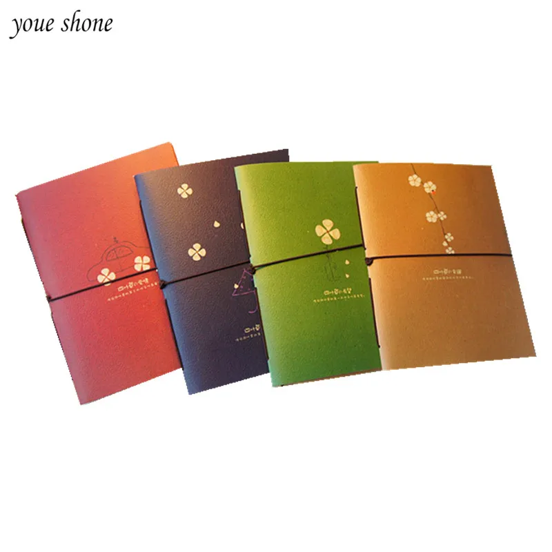 

YOUE SHONE 1Pcs/lot Students use portable notebook exercises to keep a small note kraft paper pocket notebook creative school