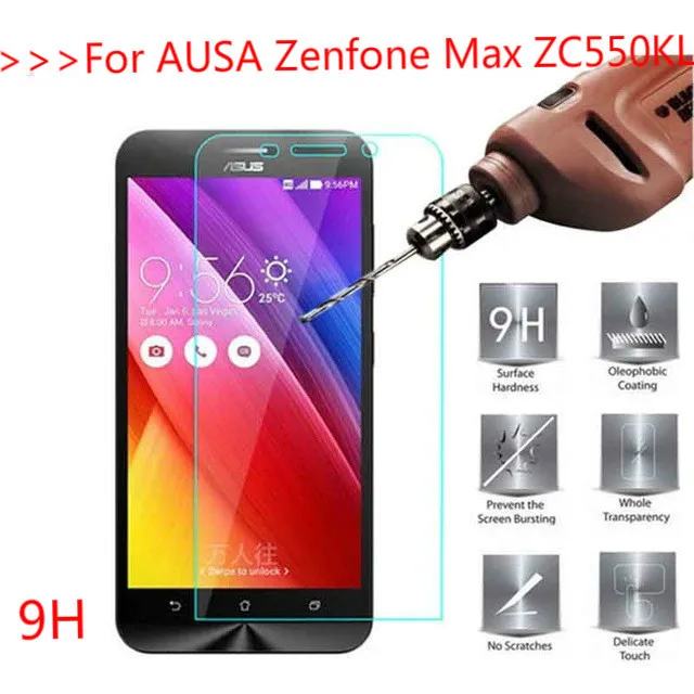 9 H Премиум закаленное Стекло для Asus Zenfone Max на ZC550KL z010d z010da z010db 5.5 дюймов случае