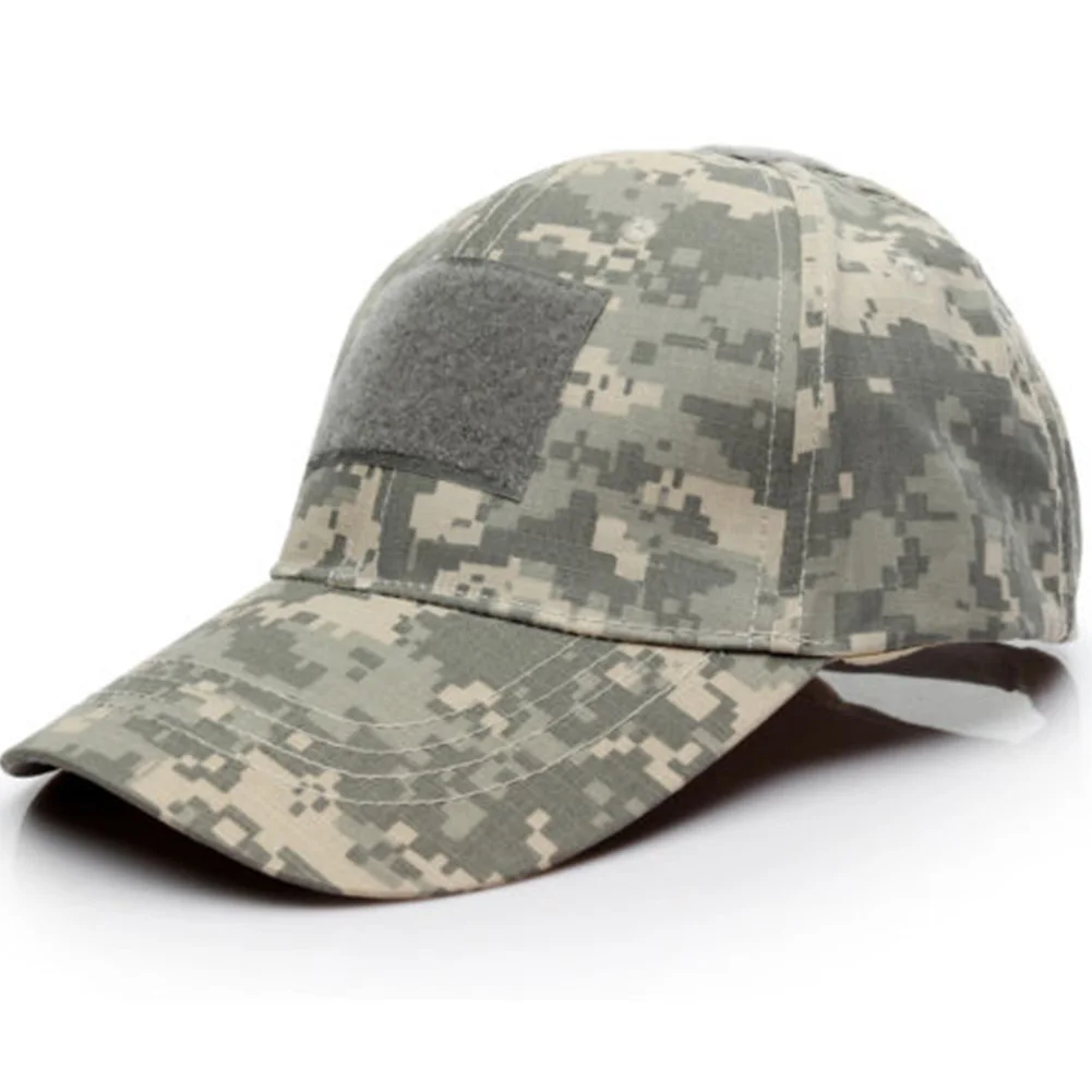 Для мужчин камуфляжная бейсболка Тактический Патч в виде шляпы в стиле милитари прочные Бейсбол Кепки унисекс ACU CP пустынный камуфляж Шапки