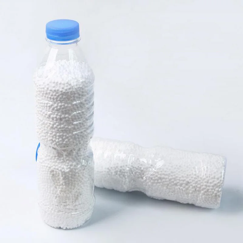 TOFOCO 500 мл/бутылка DIY снежные частицы грязи аксессуары слизи шары маленькие крошечные пенопластовые бусины для плавок наполнитель для DIY поставки 2-4 мм - Цвет: Белый