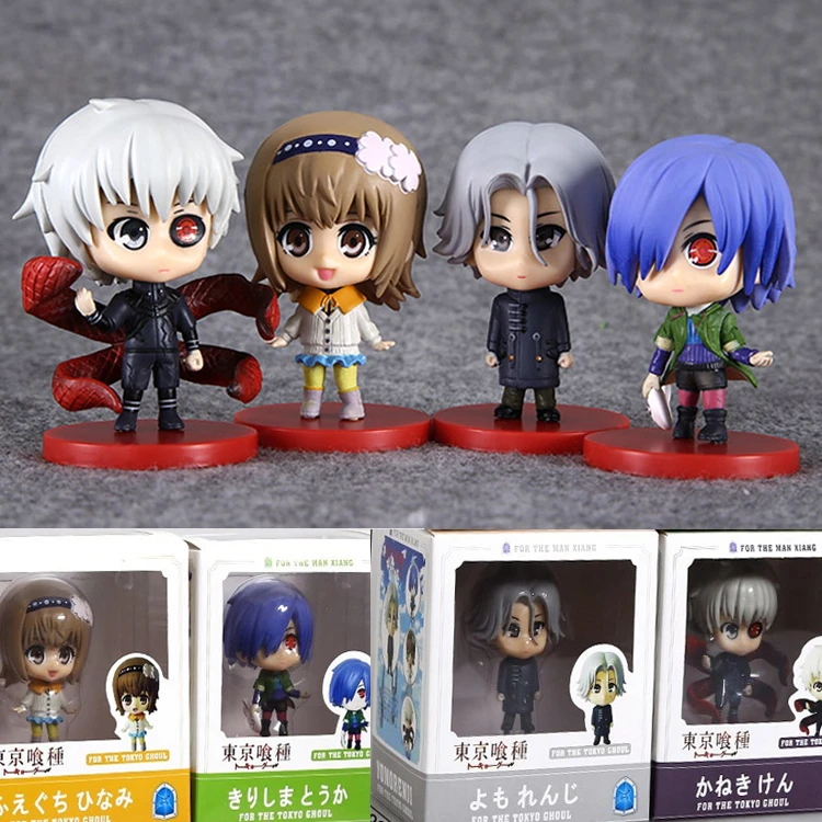 Good Pvc 3th Generation Ken Kaneki Tokyo Ghoul Anime Figure Fueguchihinami Yomorenji Toka Kirishima Model Toy Birthday Gift