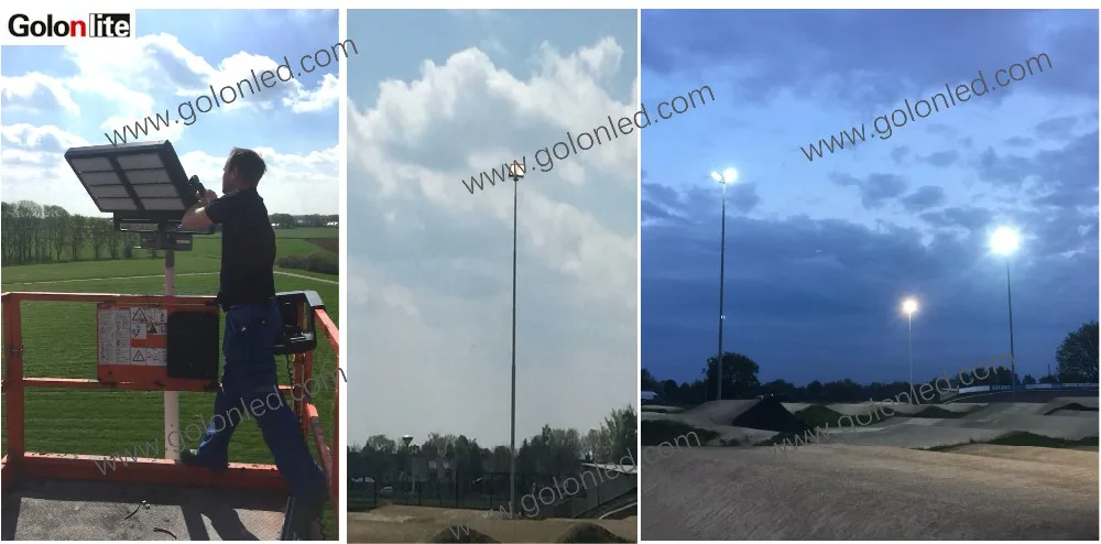 Golon outdoor LED sport court lighting by GL-TL-800WS 
