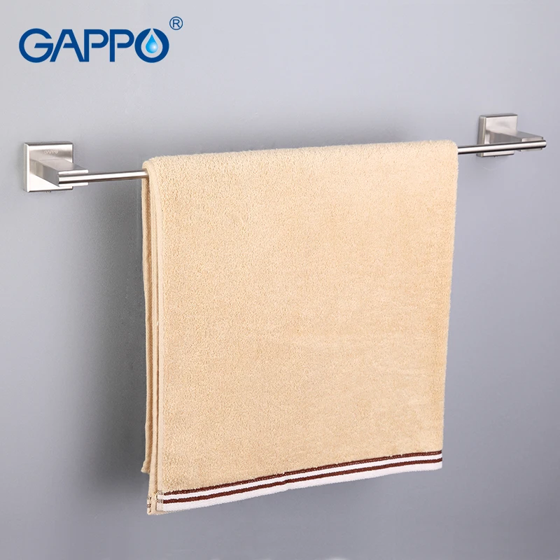Online Gappo accesorios de baño toalla barra aparador Clip soporte de papel cepillo de dientes titular Toalla de baño toalla trasera anillo de baño conjuntos de baño G17T11