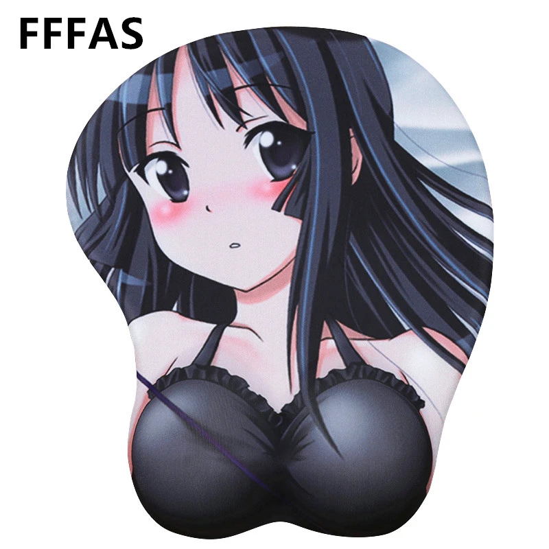 

FFFAS 3D Chest Mouse Pad Mat drop shipping Pechos Borst Seins Custom Breast Mousepad Prevent Carpal Tunnel Syndrome Mouse Hand
