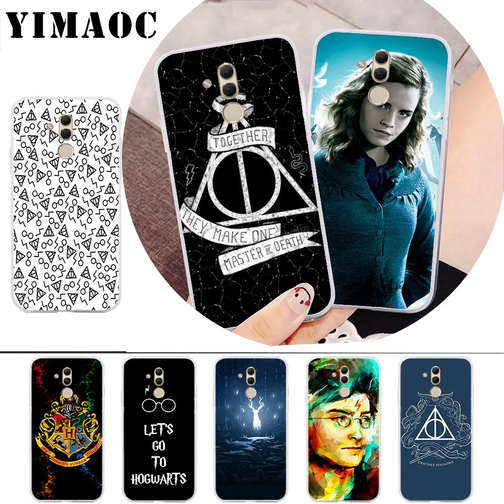 

YIMAOC harry potter deer owl Soft Case for Huawei Mate 20 10 Nova lite 3 3i 2i Y6 Y7 Prime Y9 Cover