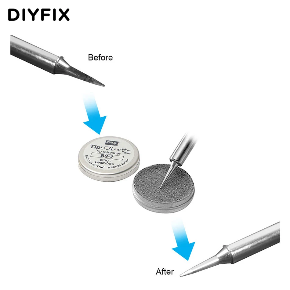 Японский GOOT BS-2 бессвинцовый паяльник наконечник Освежающая Чистая паста для оксидного припоя железный наконечник головка крем для восстановления