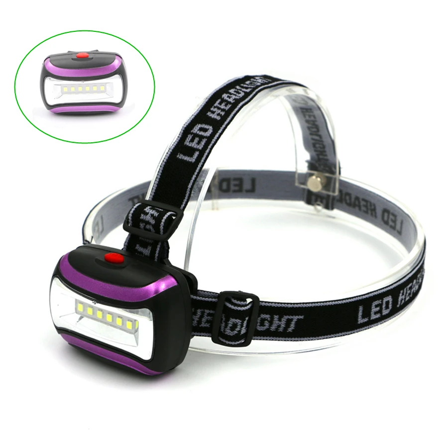 

Mini Head Lamp 3 Modes Waterproof 6 LED Flashlight Super Bright Headlight Headlamp Head Torch Lanterna with Headband Use 3AAA