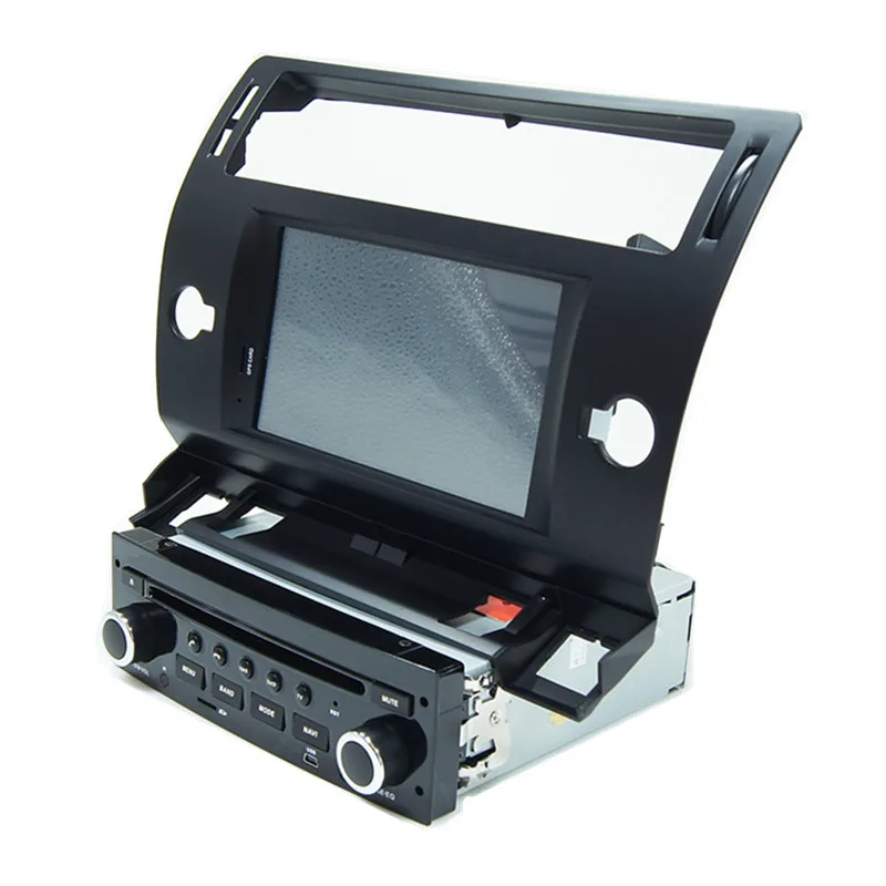 Flash Deal YAZH 1Din car CD DVD Player For Citroen C4 C-Quatre 2004 2005 2006 2007 2008 2009 2010 Android auto radio GPS/Glonass Navigation 5