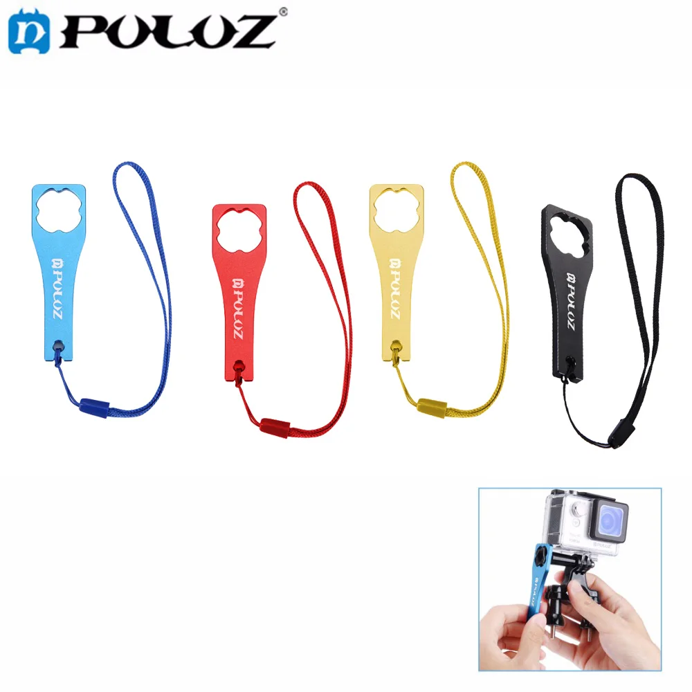 PULUZ For Go Pro Accessories Aluminum Alloy Tighten Screw Cap Wrench Tool for GoPro HERO5 HERO4