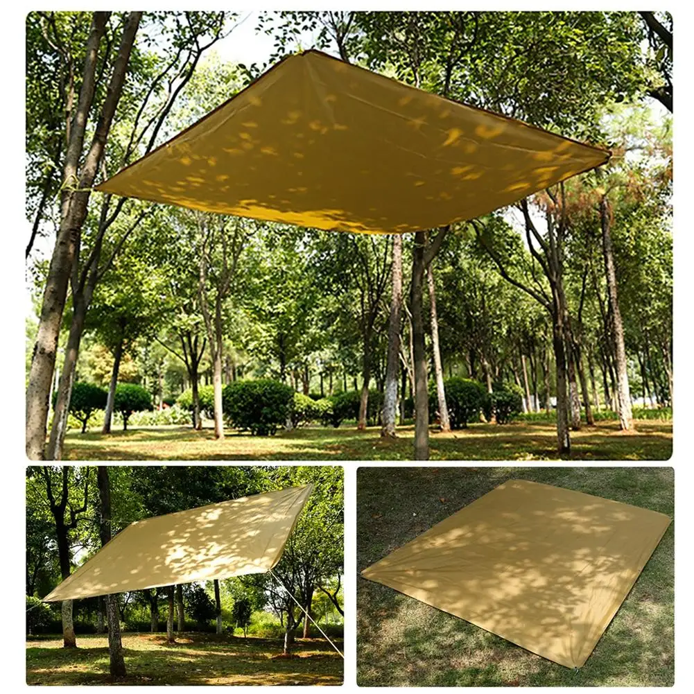 

New Outdoor Thickened Sunscreen Cloth Camping Gardens Rainproof Protection And Waterproof Tent Portable Dual-use Shade Cloth
