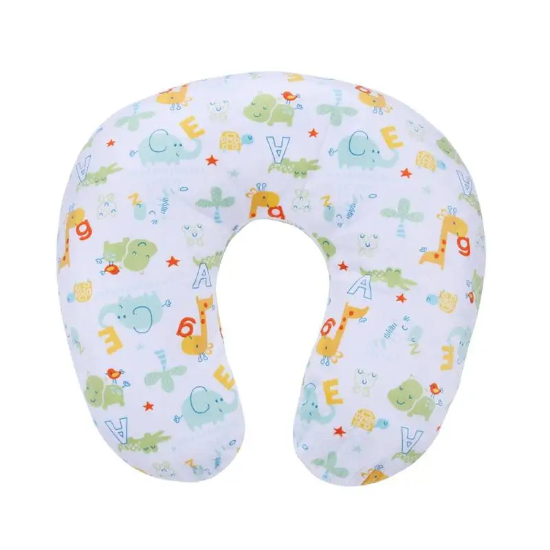Подушка для защиты головы новорожденного ребенка, не скатывается, постельные принадлежности, подушка для кормления, Подушка для беременных, u-образная, хлопок, грудное вскармливание - Цвет: E