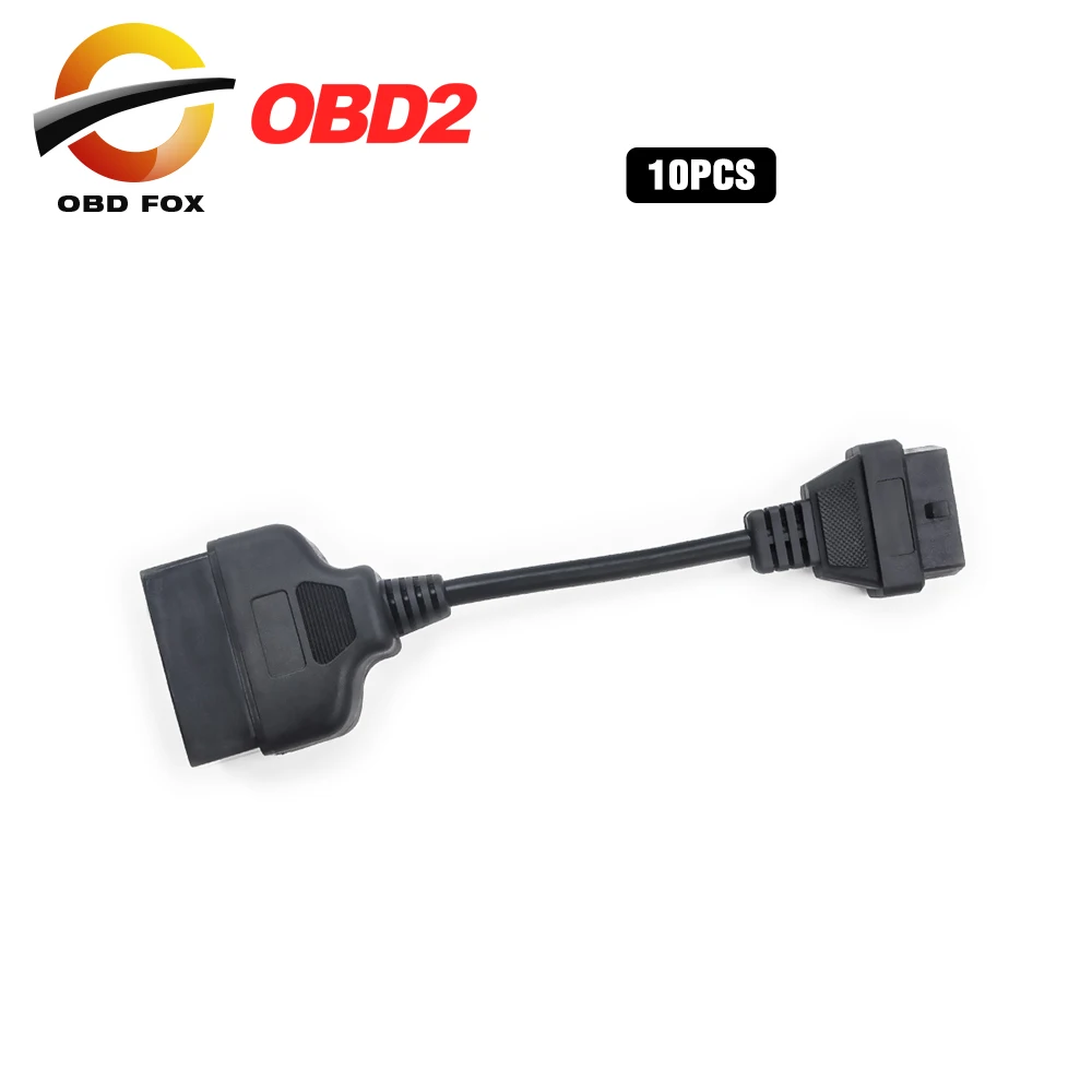 10 шт./лот для TOYOTA 22Pin до 16Pin OBD1 к OBD2 соединительный кабель Toyota бесплатная доставка |