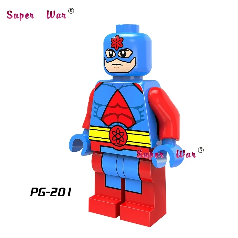 

1PCS super hero dc comics Justice League Mortal Atom building blocks models bricks hobby toys for children kits gift