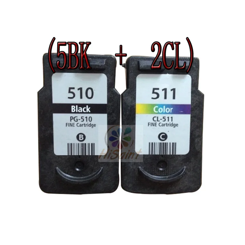 PG510 CL511 ЧЕРНИЛЬНОГО картриджа для Canon 510 511 картридж iP2700MP240MP252 MP260 MP270 MP272 MP280MP282