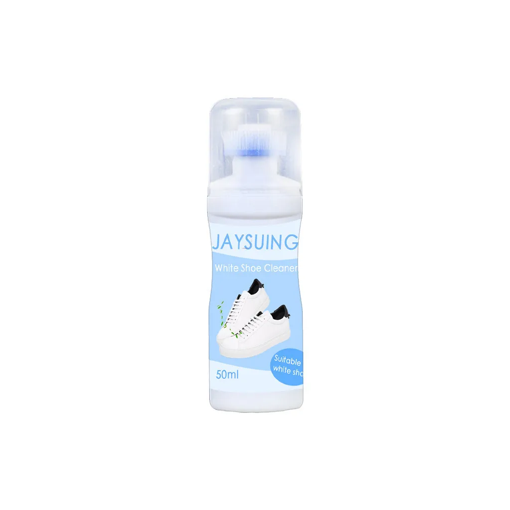 Чистка обуви, очиститель, Спортивная Кожа, холст, отбеливатель, очиститель, 50 мл, Чистка Обуви, агент, белый, с щеткой, для мытья головы, machine19jun24