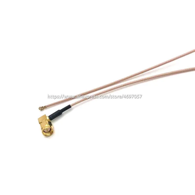 

Right Angle SMA Male to IPEX Cable RG178 Extension Pigtail Cable 15CM 20CM