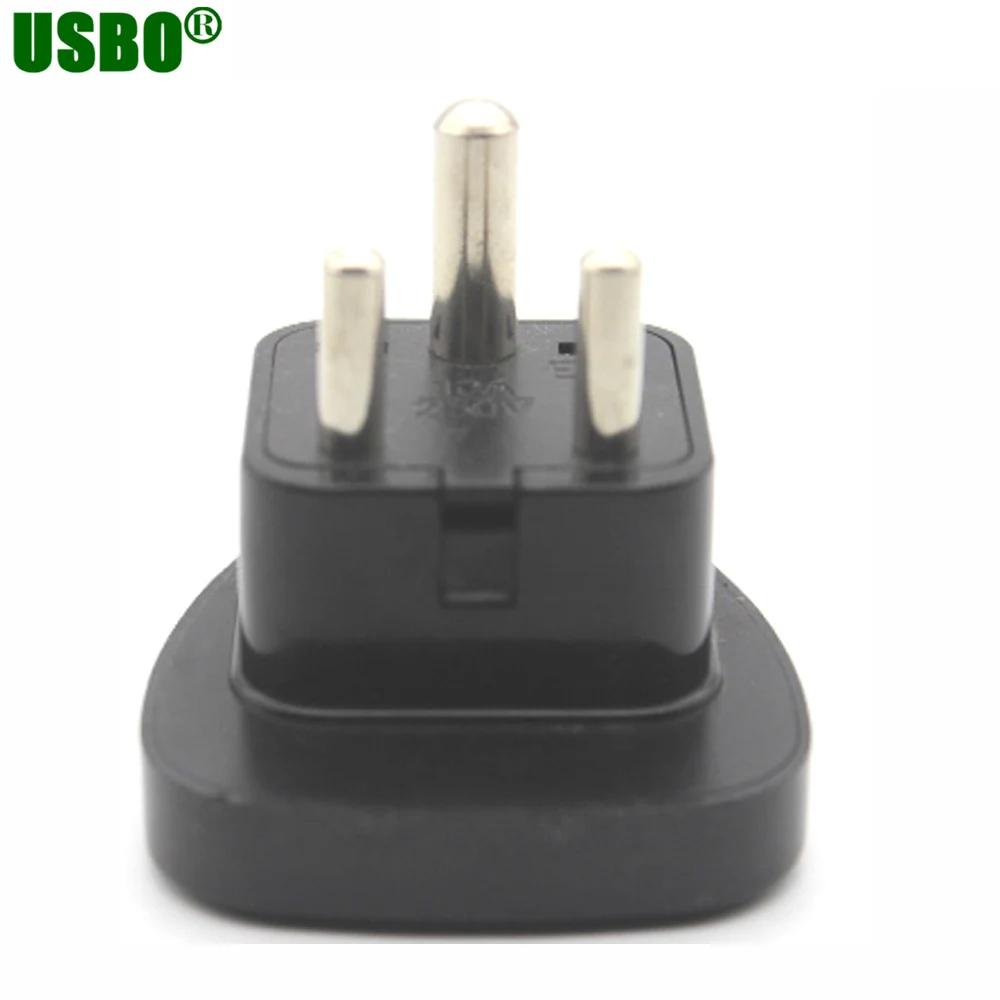 

Grounded India Pakistan Israel Singapore power connector germany france eu us uk to india universal travel adapter plug Type D