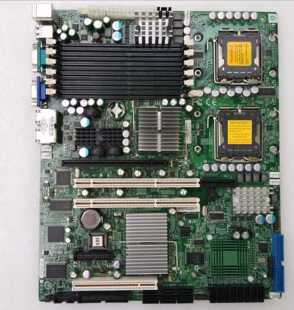 

Working X7DVL-3 for dual 771 server motherboard 5000V chipset supports SAS Well Tested