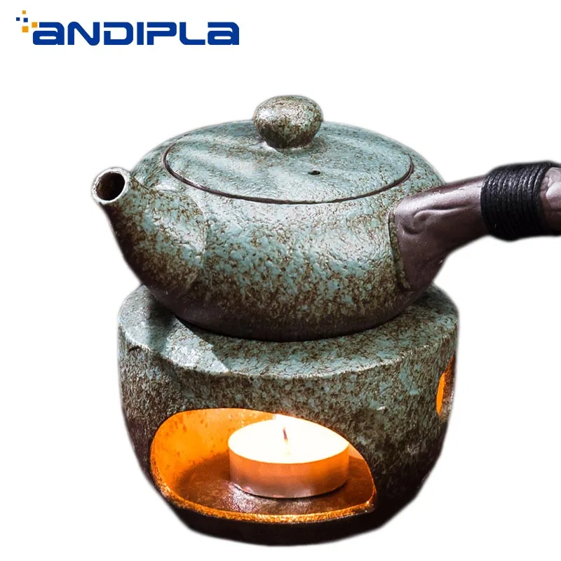 Японский стиль, чайник, плита, теплая основа, керамический подсвечник, для чая, кофе, молока, грелка, для офиса, для чайной церемонии, аксессуары, чайник, травет