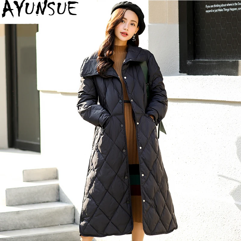 

AYUNSUE 90% Duck Down Jackets Winter Coat Women Clothes 2020 Female Korean Long Coats Women Vintage Parka Abrigo Mujer MY1481