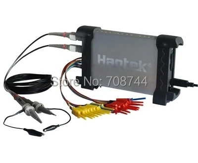 Hantek 6022BL осциллограф PC USB аналоговый Виртуальный осциллограф 16 каналов логический анализатор пропускной способностью 20 м 48 мс/с