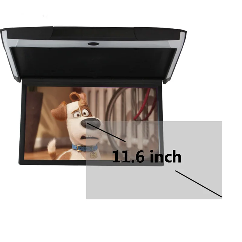 Cemichen 11,6 дюймов ips экран 1080P HD видео Автомобильная крыша флип вниз сенсорный домофон Поддержка USB, SD, HDMI Sperker IR FM MP5 плеер